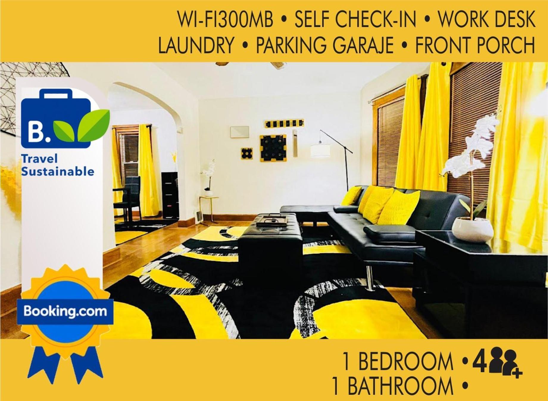 The Amber Retreat - Brooklyn Centre Comfort - Charming Space For Families, Couples & Business Travelers Near Downtown - With 300Mb Wifi, Parking & Self Check-In Cleveland Eksteriør bilde