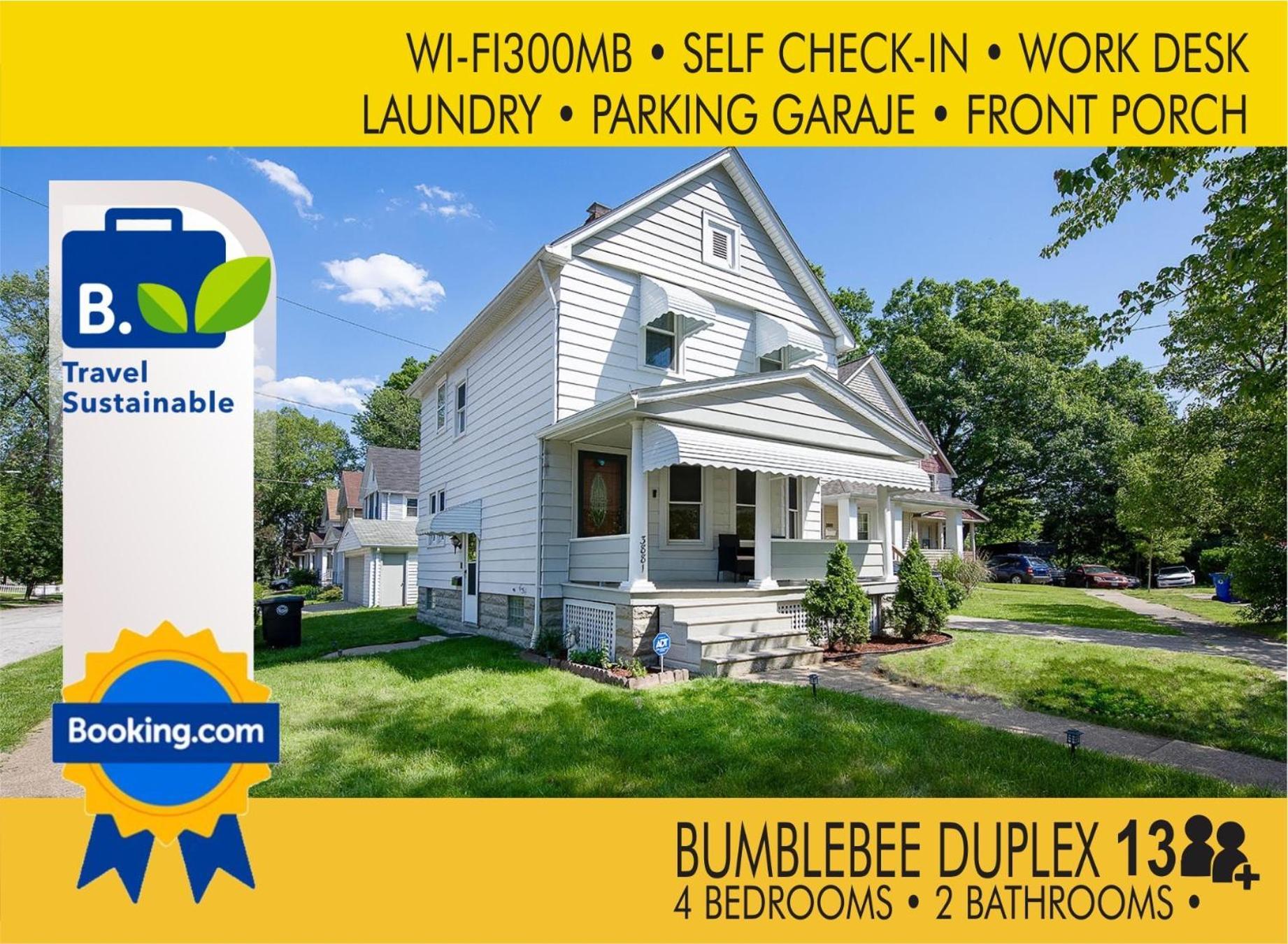 The Amber Retreat - Brooklyn Centre Comfort - Charming Space For Families, Couples & Business Travelers Near Downtown - With 300Mb Wifi, Parking & Self Check-In Cleveland Eksteriør bilde